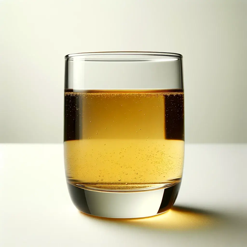 짙은노랑소변