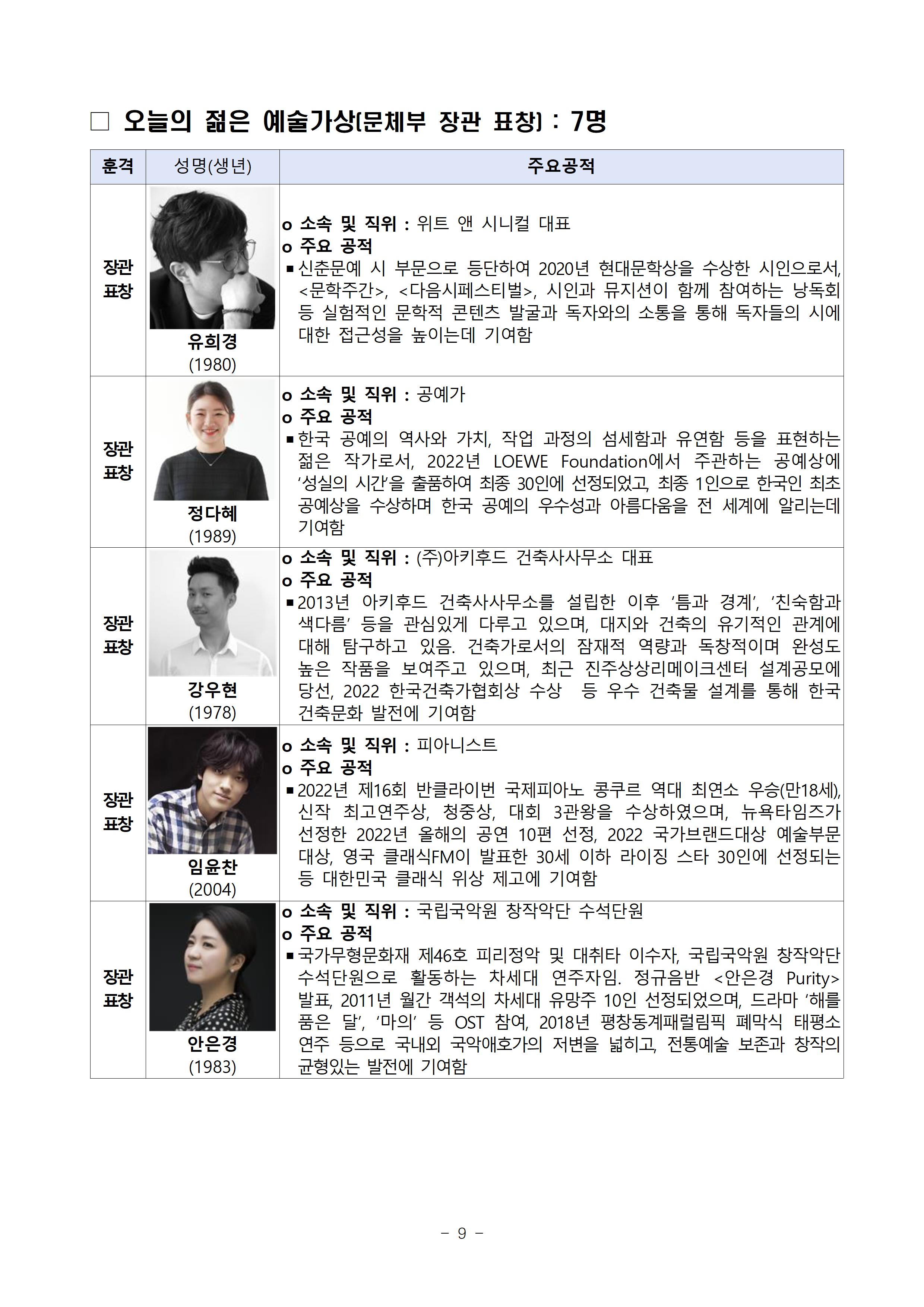 문체부 문화훈장 리스트15