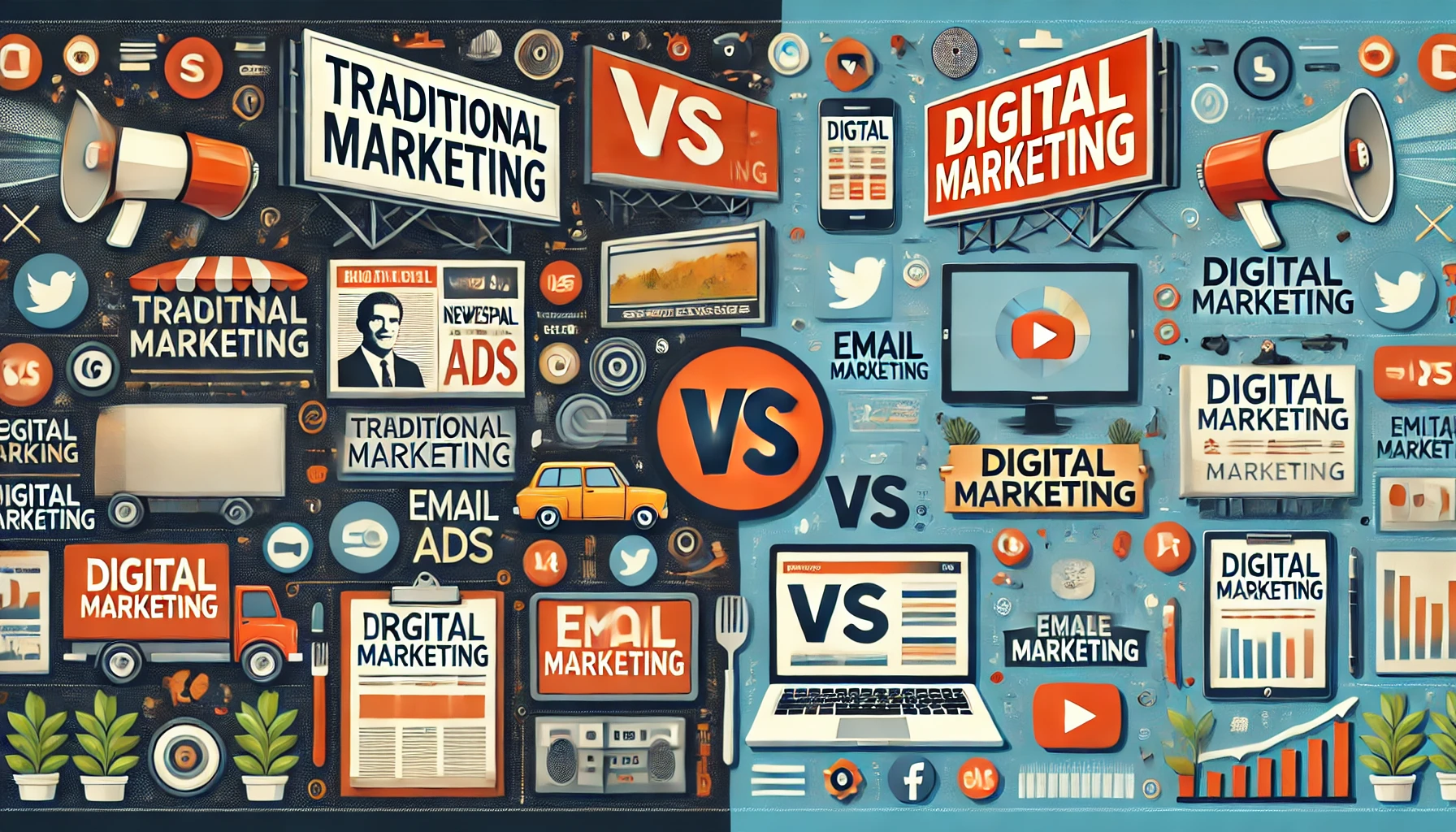전통 마케팅 vs 디지털 마케팅: 실제 기업 사례로 비교해보기
