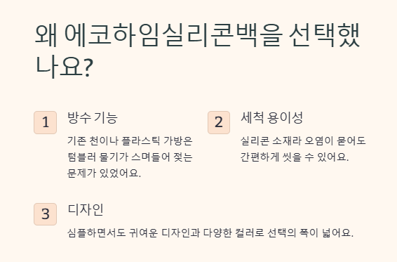 에코하임실리콘백
