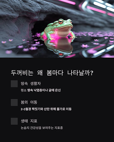 왜 땅속에 숨어 있다가 봄마다 나타날까?
