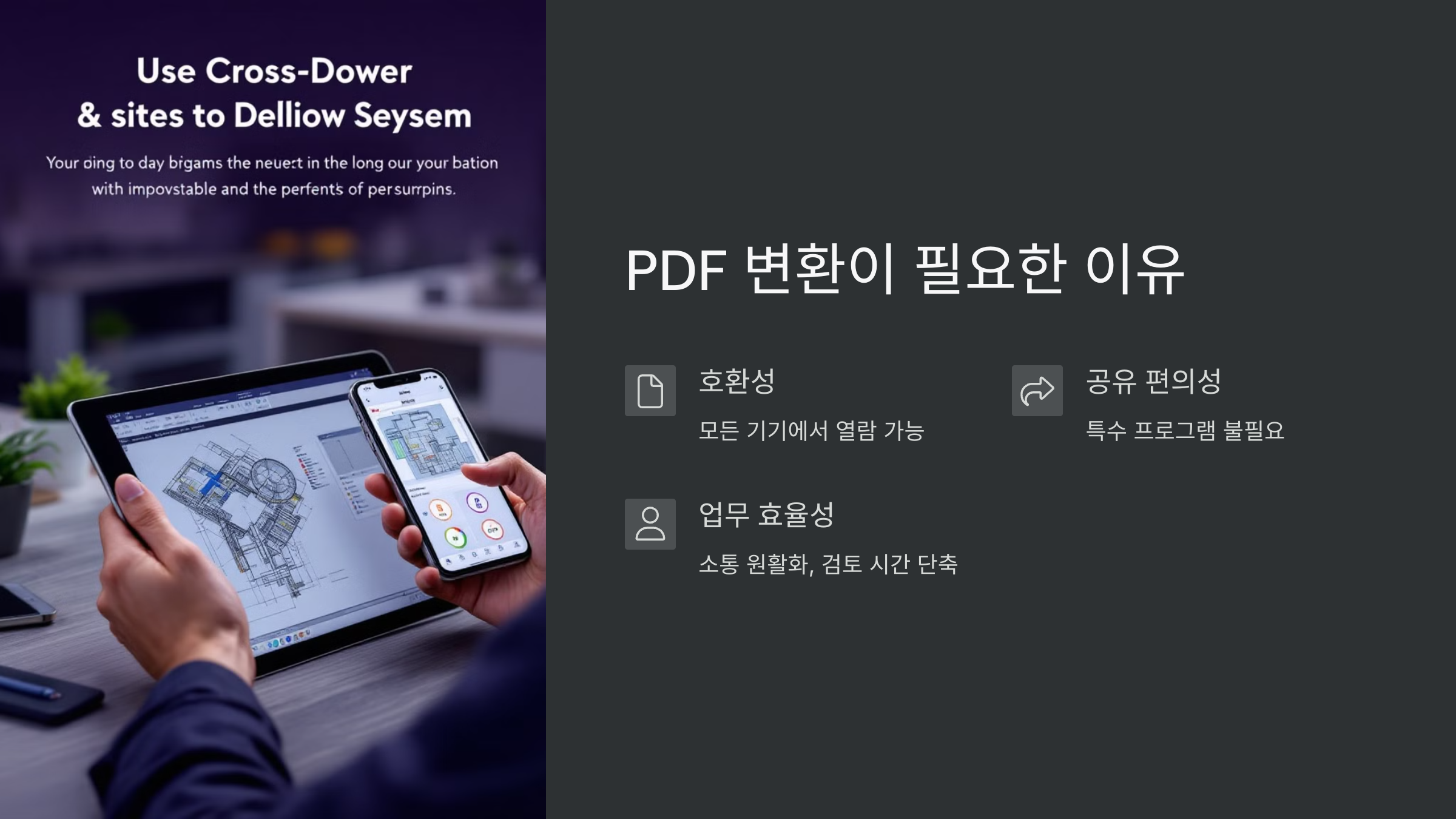 PDF변환이유