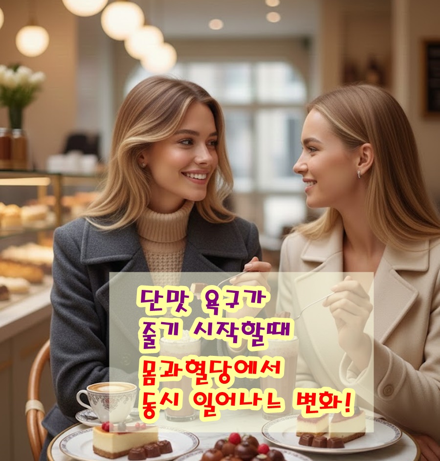 단맛 욕구가 줄기 시작할 때 몸과 혈당에서 동시에 일어나는 변화!