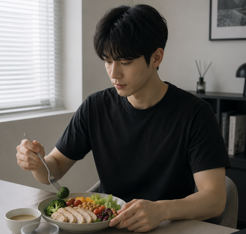 결국 마음가짐이 식단을, 식단이 결과를 만든다