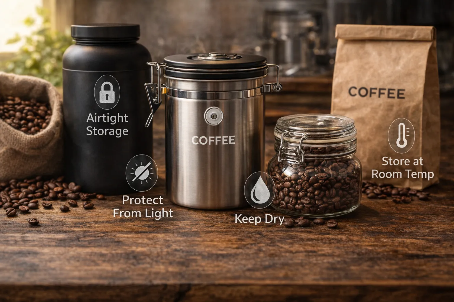 커피 보관법 (밀폐용기, 냉장보관, 산화방지)