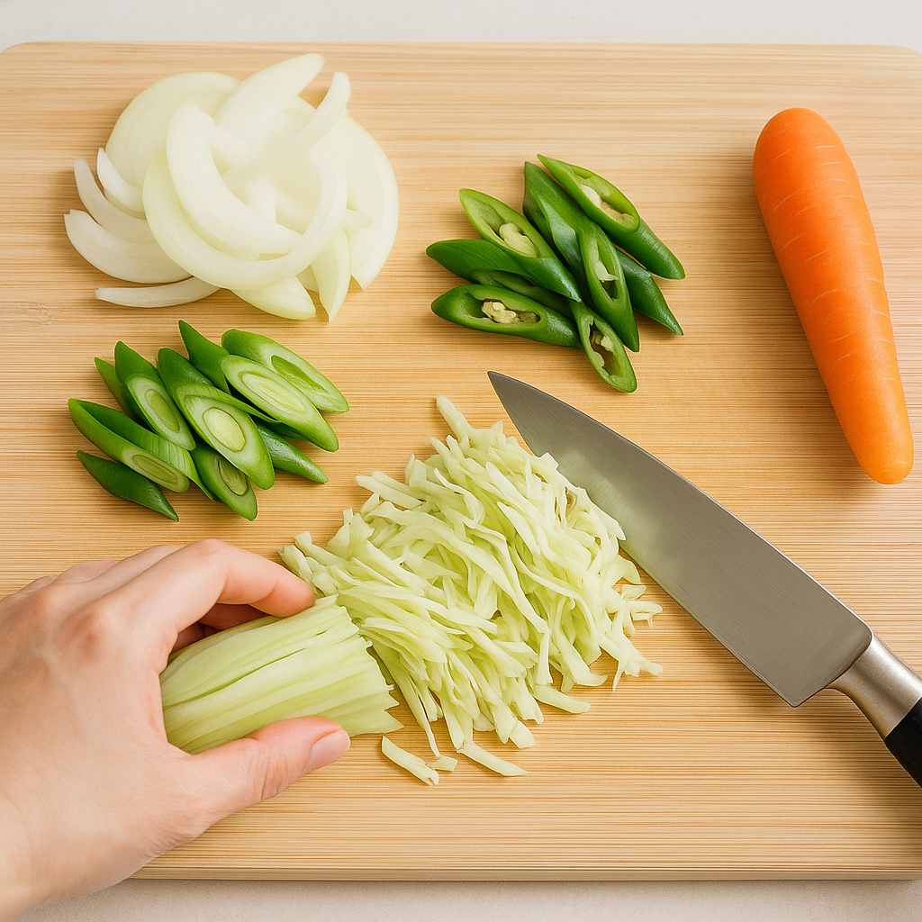 1. 채소 손질