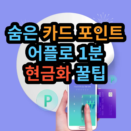 카드포인트 현금화 1분해결 썸네일