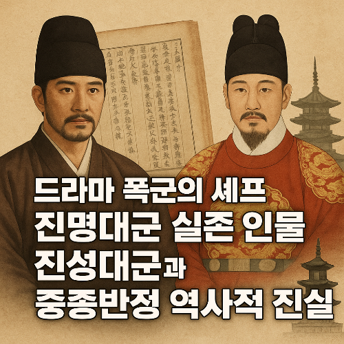 드라마 폭군의 셰프 진명대군 실존 인물 진성대군과 중종반정의 역사적 진실
