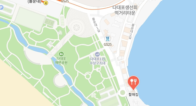 동네함바퀴-다대포-노포식당-위치