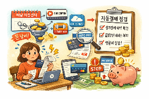 자동결제 서비스 정리 안 하면 생기는 실제 손해