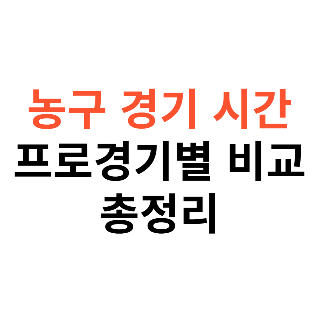 농구 경기 시간