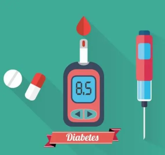 혈당기와 주사기