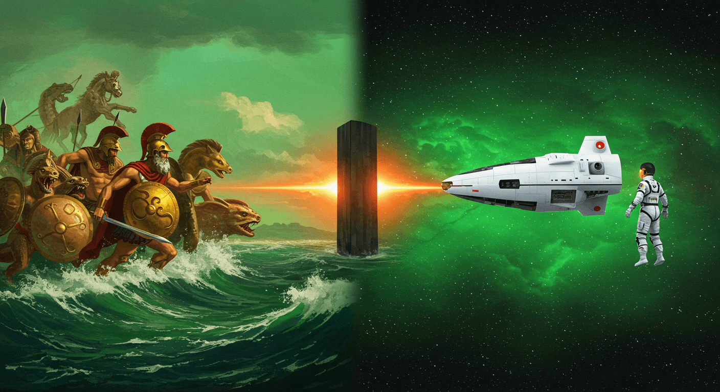 오디세이아와 2001의 서사 구조 비교 관련 사진