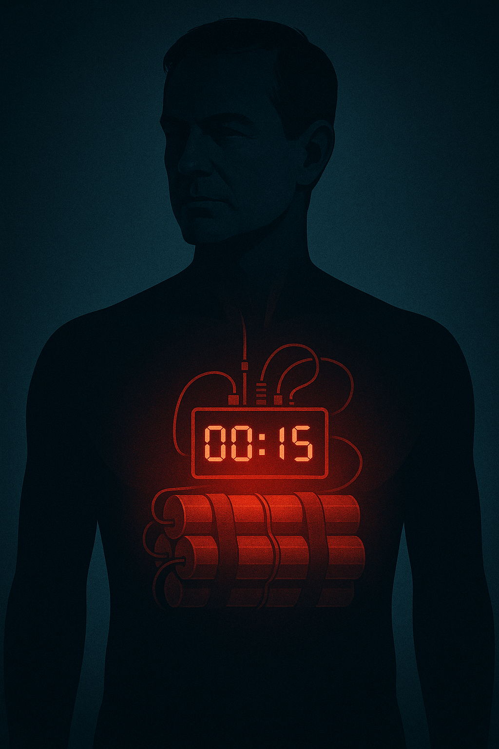 몸속의 시한폭탄이라 부르는 대사증후군을 상징하는 이미지