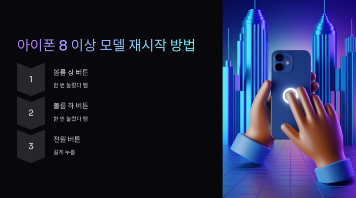 아이폰-재시작