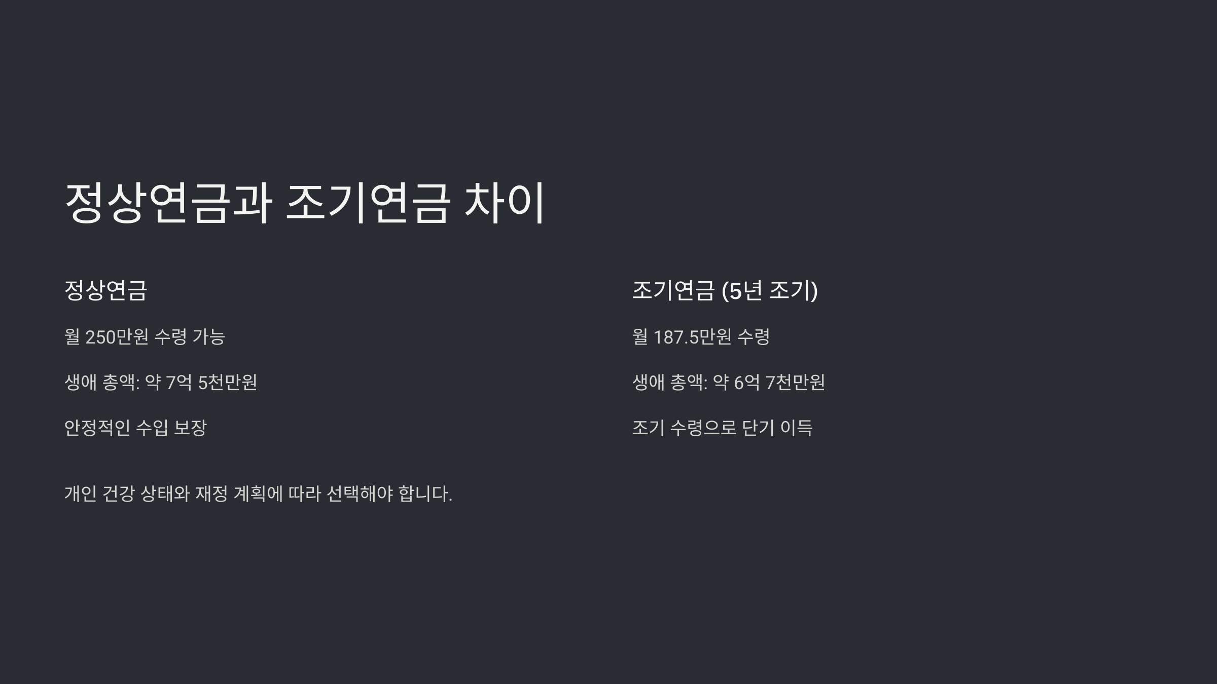 공무원연금 수령 나이와 조건 총정리