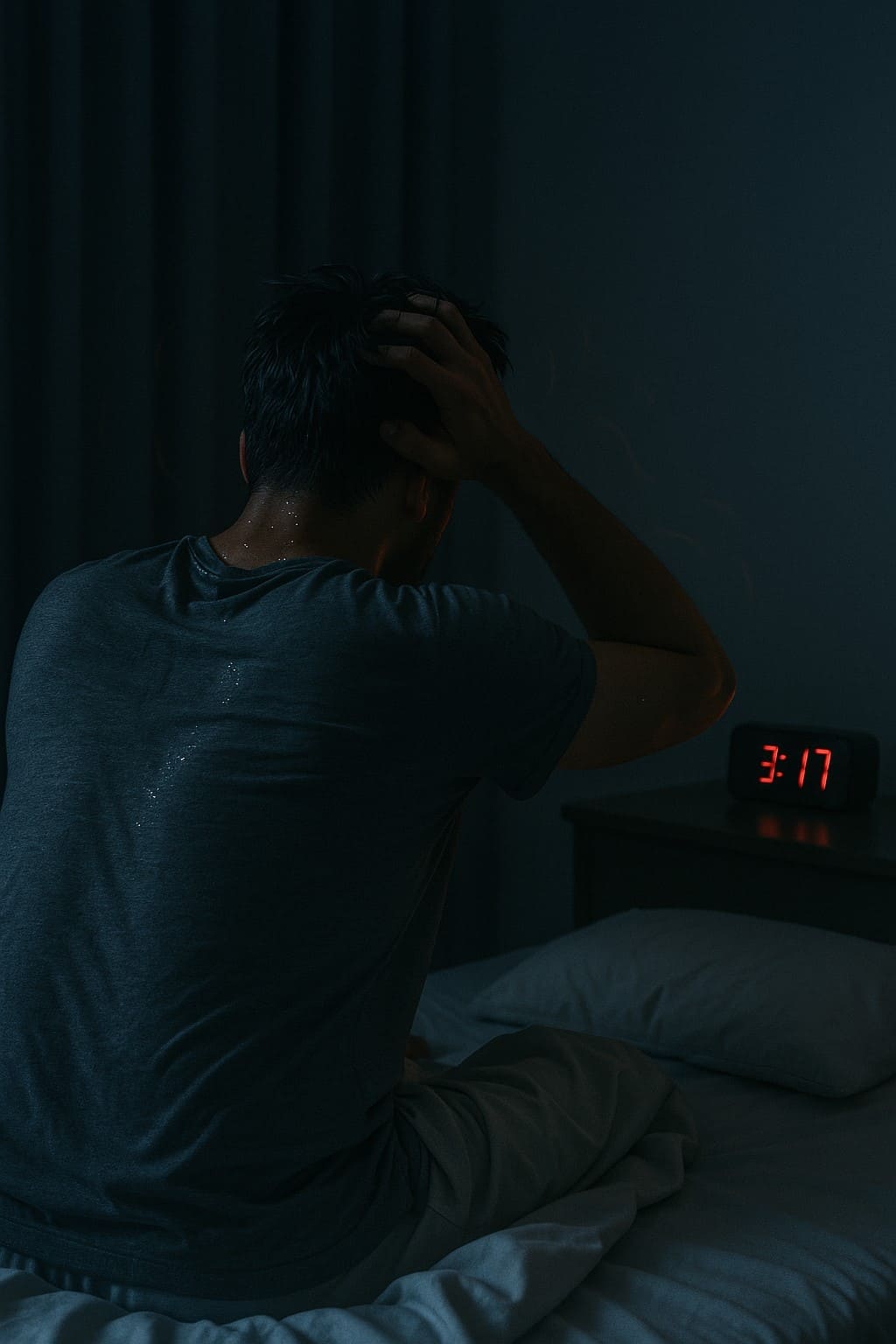 불면으로 잠을 못 자는 사람