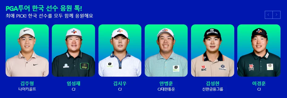 MW 피닉스 오픈 우승상금, 순위별 상금