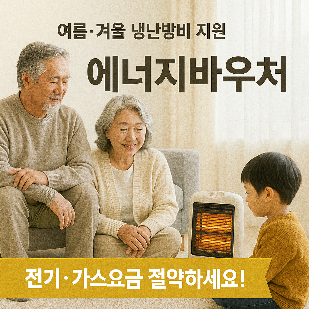 [6편] 에너지바우처, 여름&middot;겨울 필수 지원금
