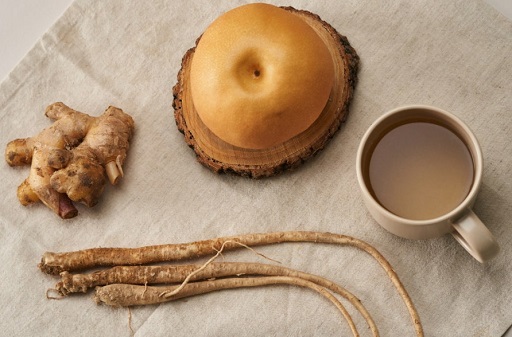 호흡기 건강에 좋은 음식 이미지