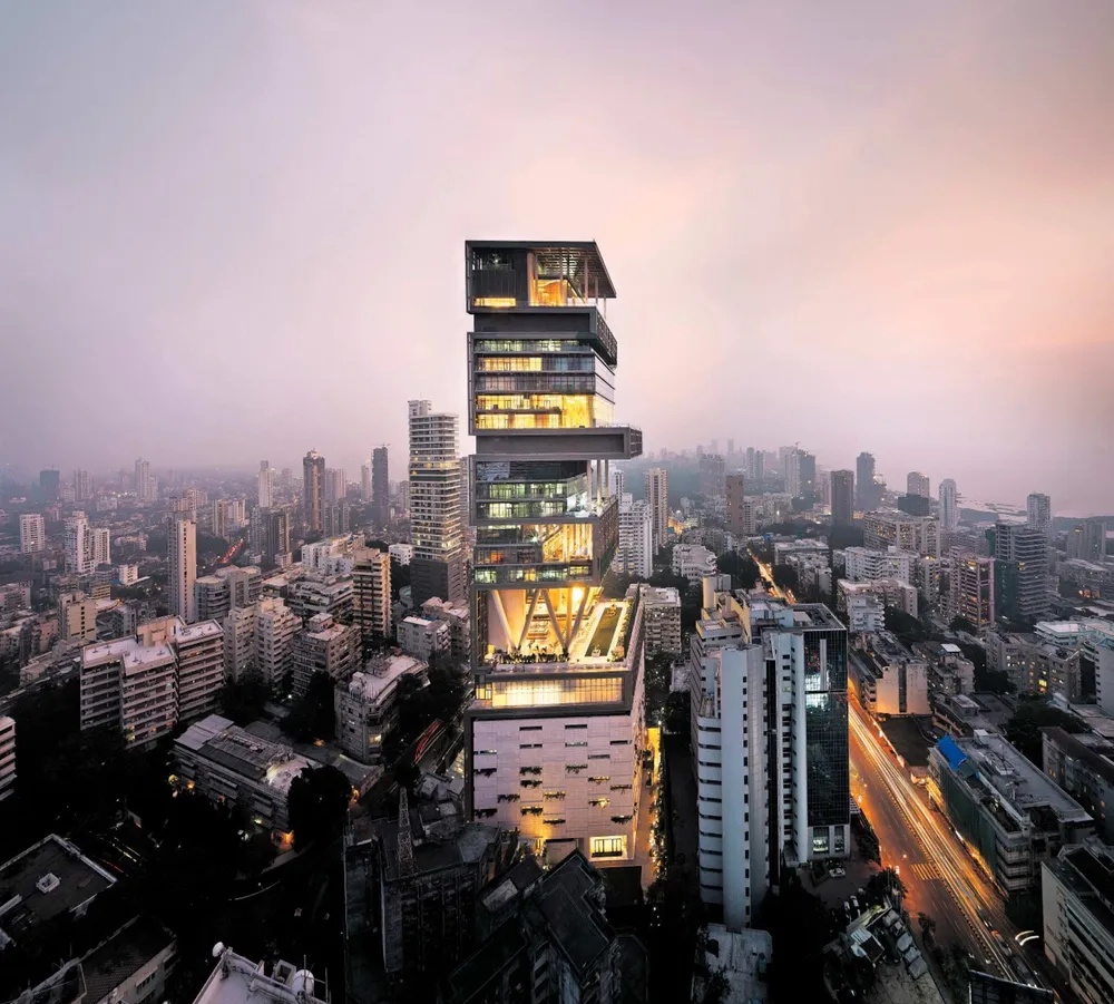 세계에서 가장 비싼 결혼식 아난티 무케시 암바니 재산 집