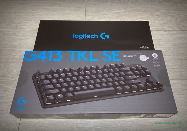 로지텍 기계식 키보드 G413 TKL SE 2022년 5월~9월 박스