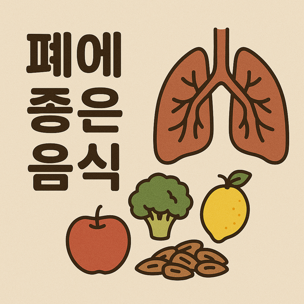 폐에 좋은 음식