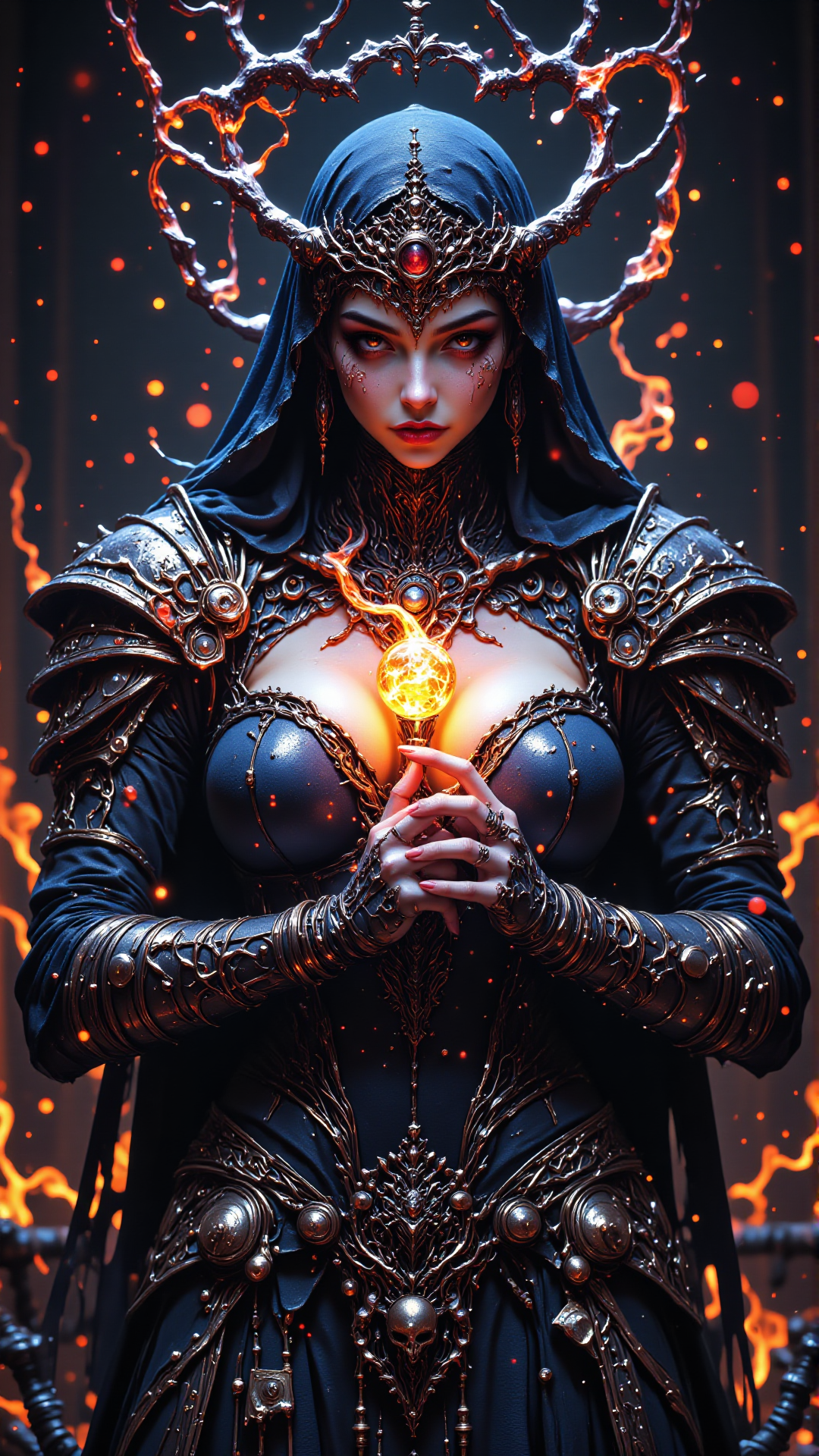 판타지 스타일 불의 마녀