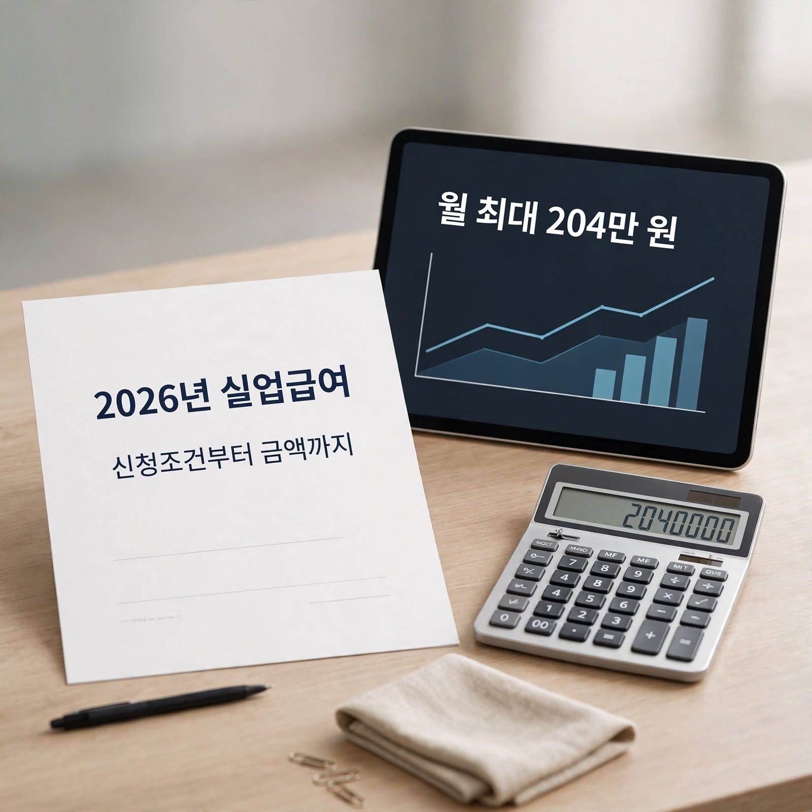 2026년 실업급여 신청조건 및 금액 수급기간 가이드