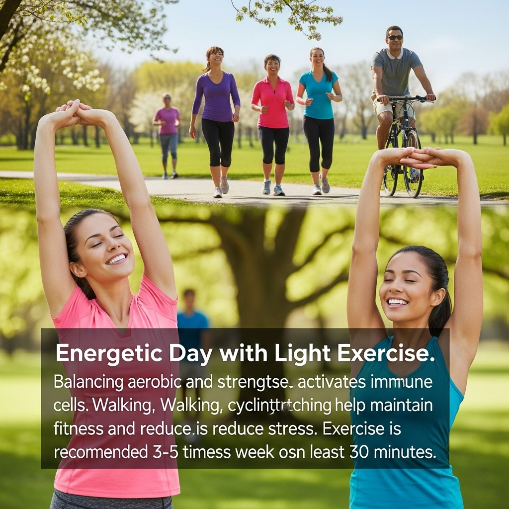 가벼운 운동으로 활력 있는 하루 만들기
