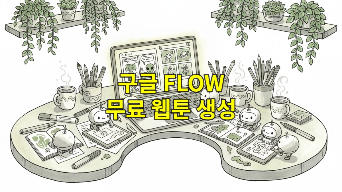 구글 FLOW로 웹툰,인스타 캐러셀 생성기 만들기