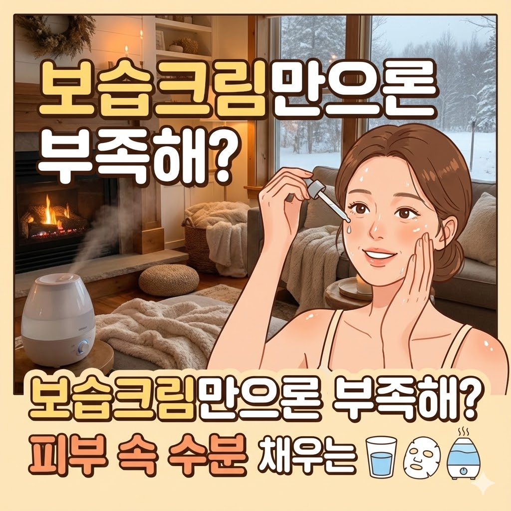 보습크림만으론 부족해? 피부 속 수분 채우는 법