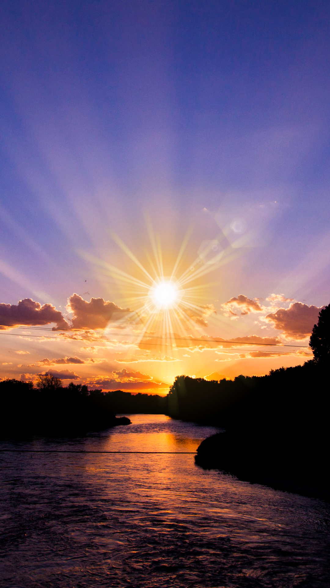 저녁노을 스마트폰 배경화면 이미지 사진