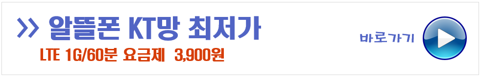 알뜰폰 KT망 최저가 바로가기