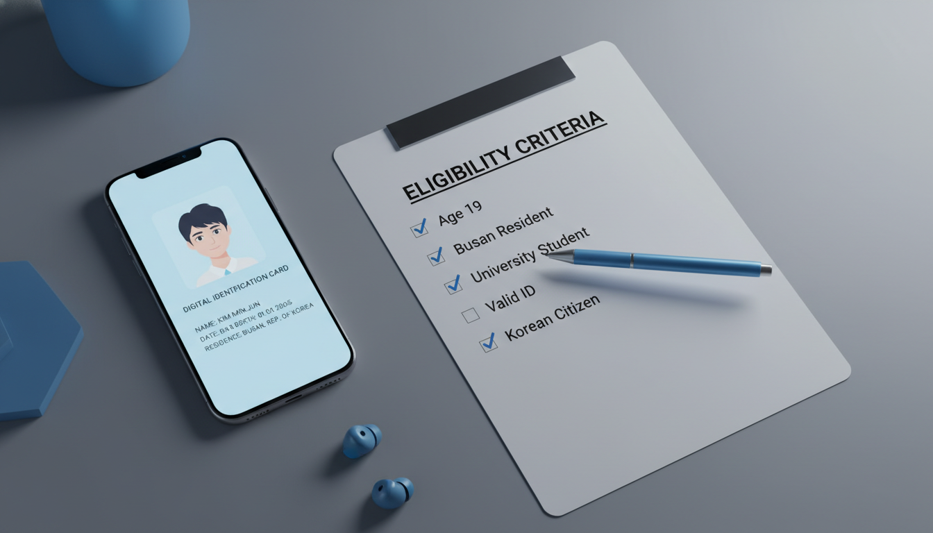 부산청년문화패스 신청 조건 및 제외 대상 체크리스트