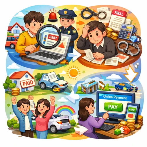 지방세 체납 조회와 납부 과정을 설명하는 이미지9