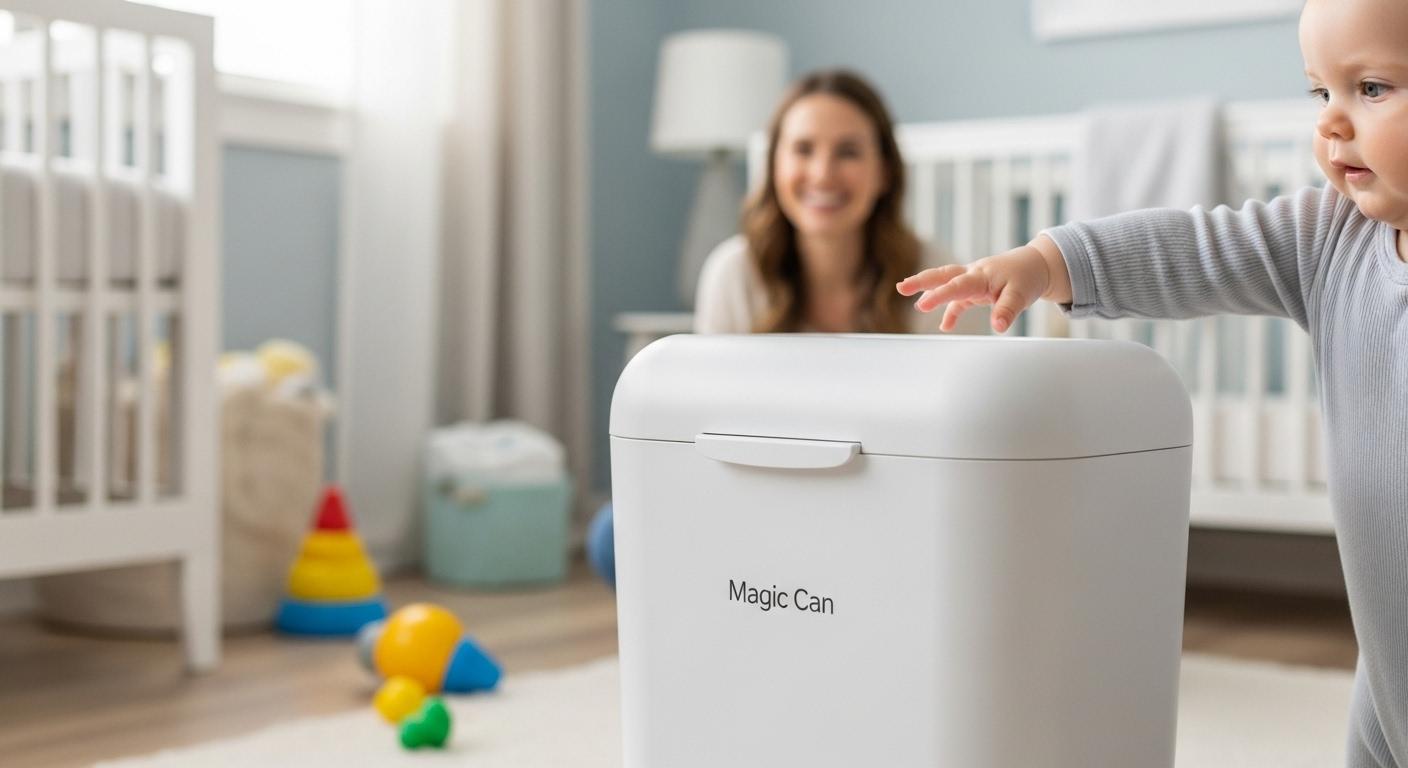 매직캔 기저귀 휴지통
