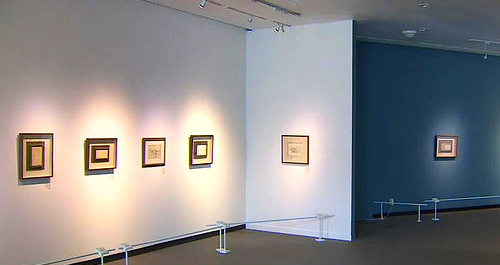 박수근 미술관 실내 전경