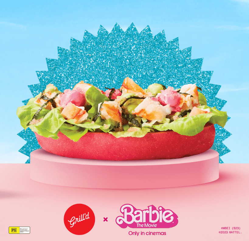 바비 핑크 버거 그릴디