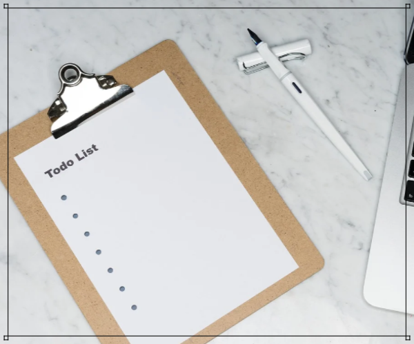 리스트 작성 사진