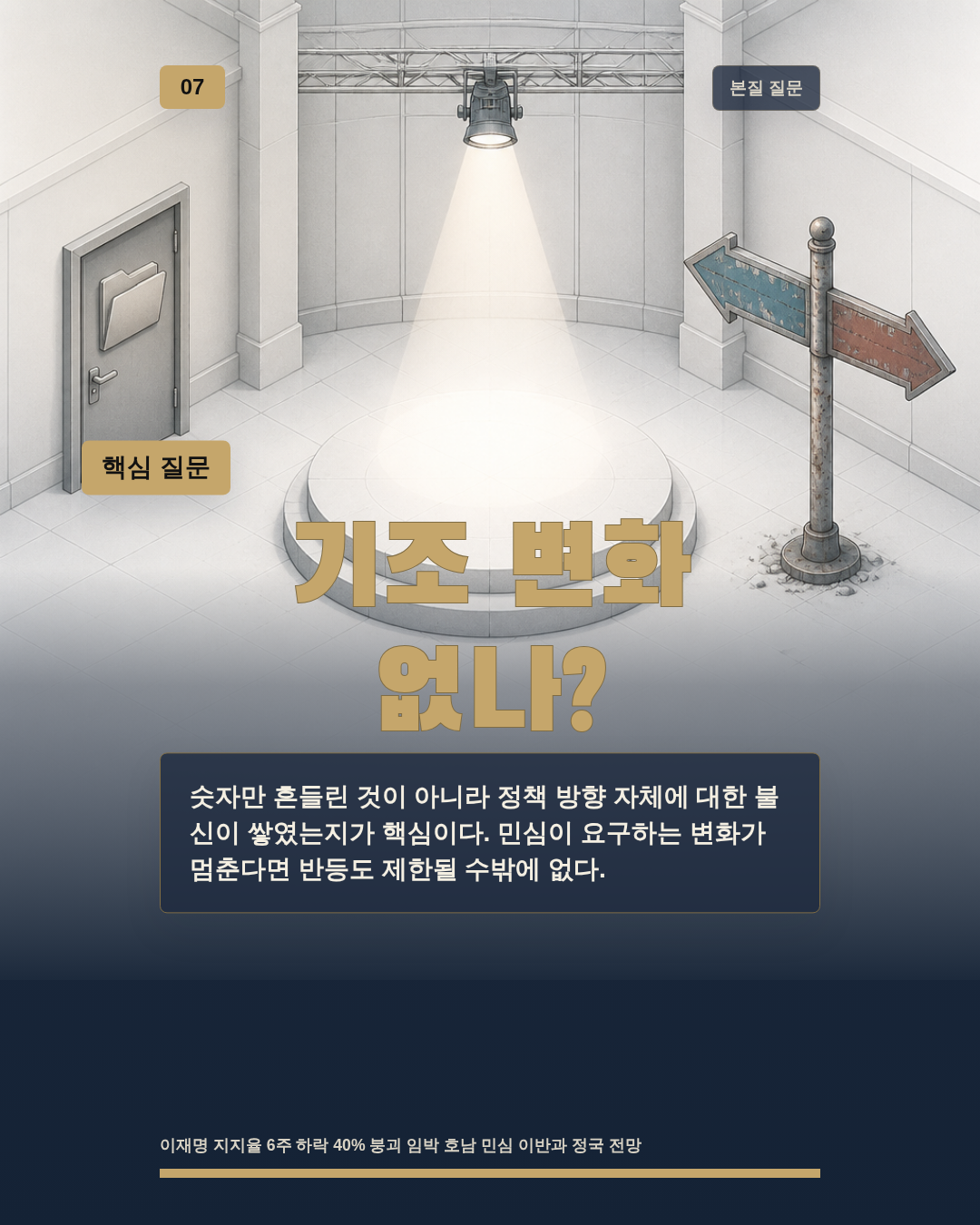기조 변화 없나?