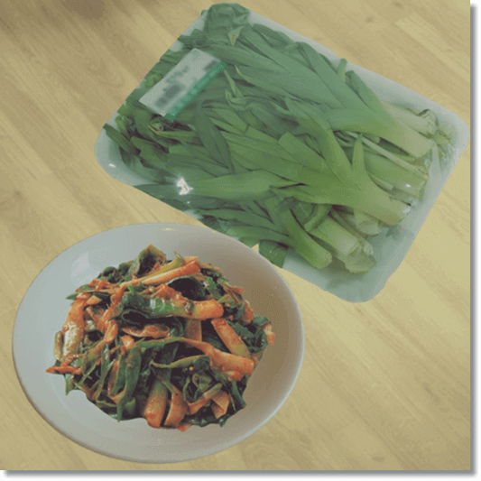 원추리 먹는 법, 원추리 나물