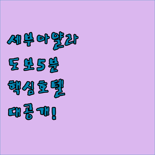 세부 시티 아얄라몰 도보 5분 호텔 ..