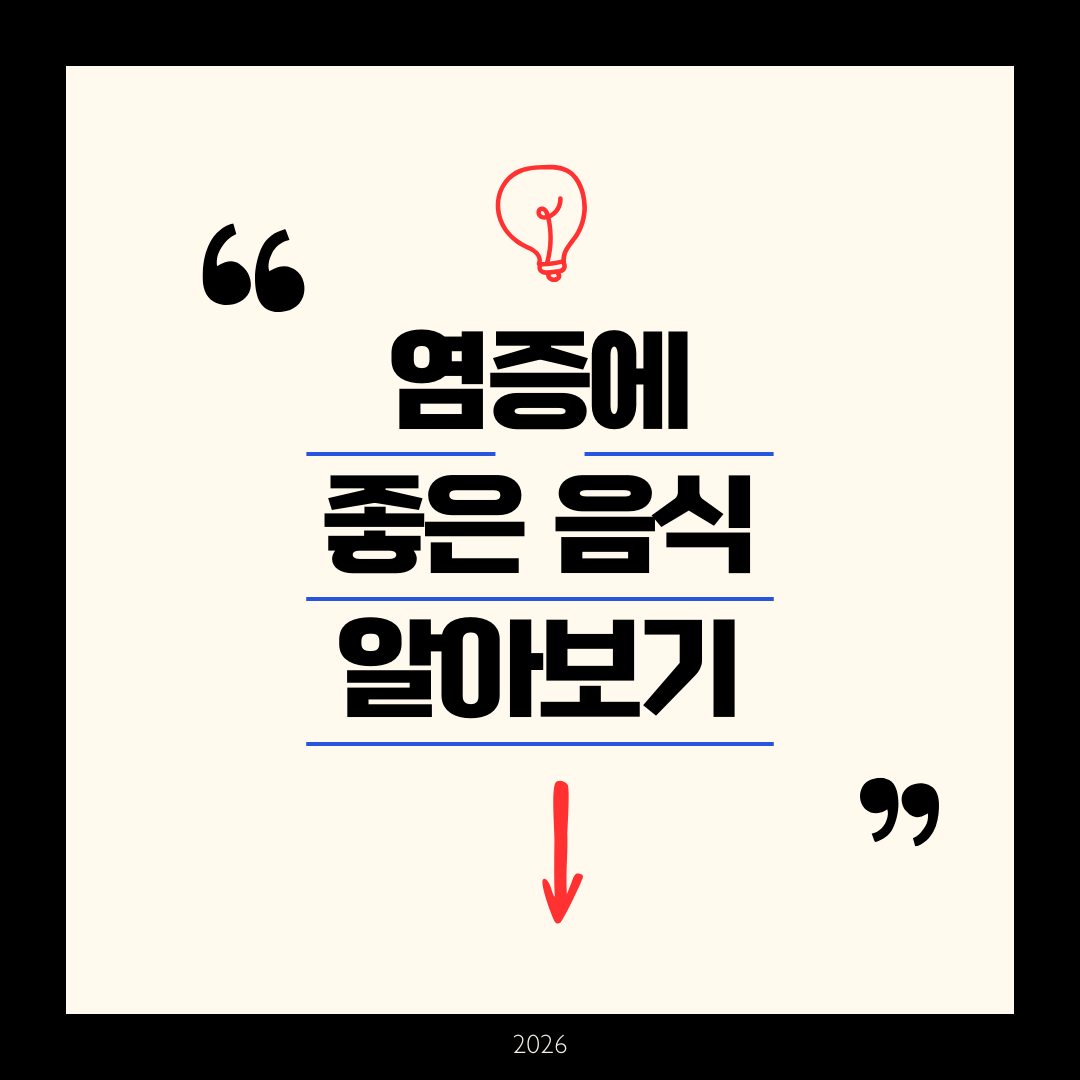 염증에 좋은 음식 - 2026년 완벽 가이드 과학적 항염 식단 및 효능