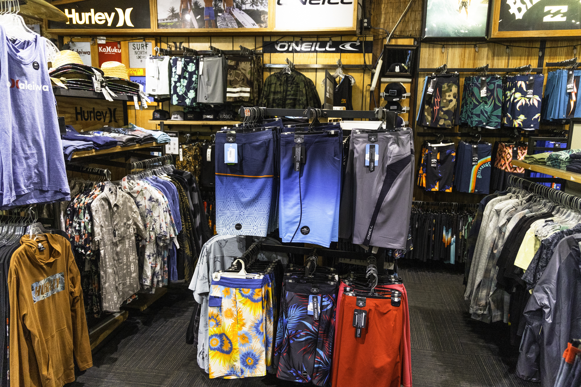 하와이 록시, 헐리, 립클, 오닐