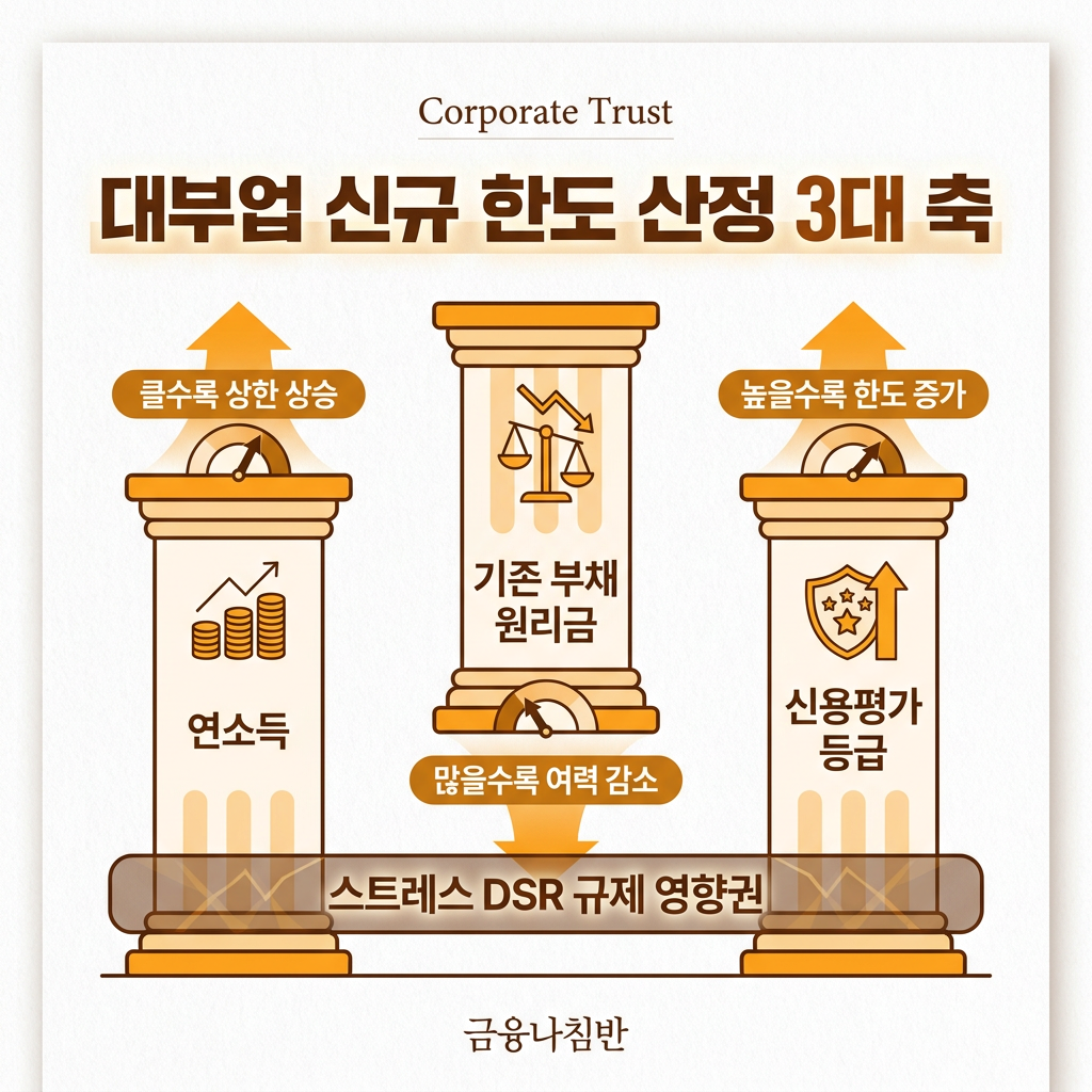 대부업 신규 대출 한도 산정 3대 축