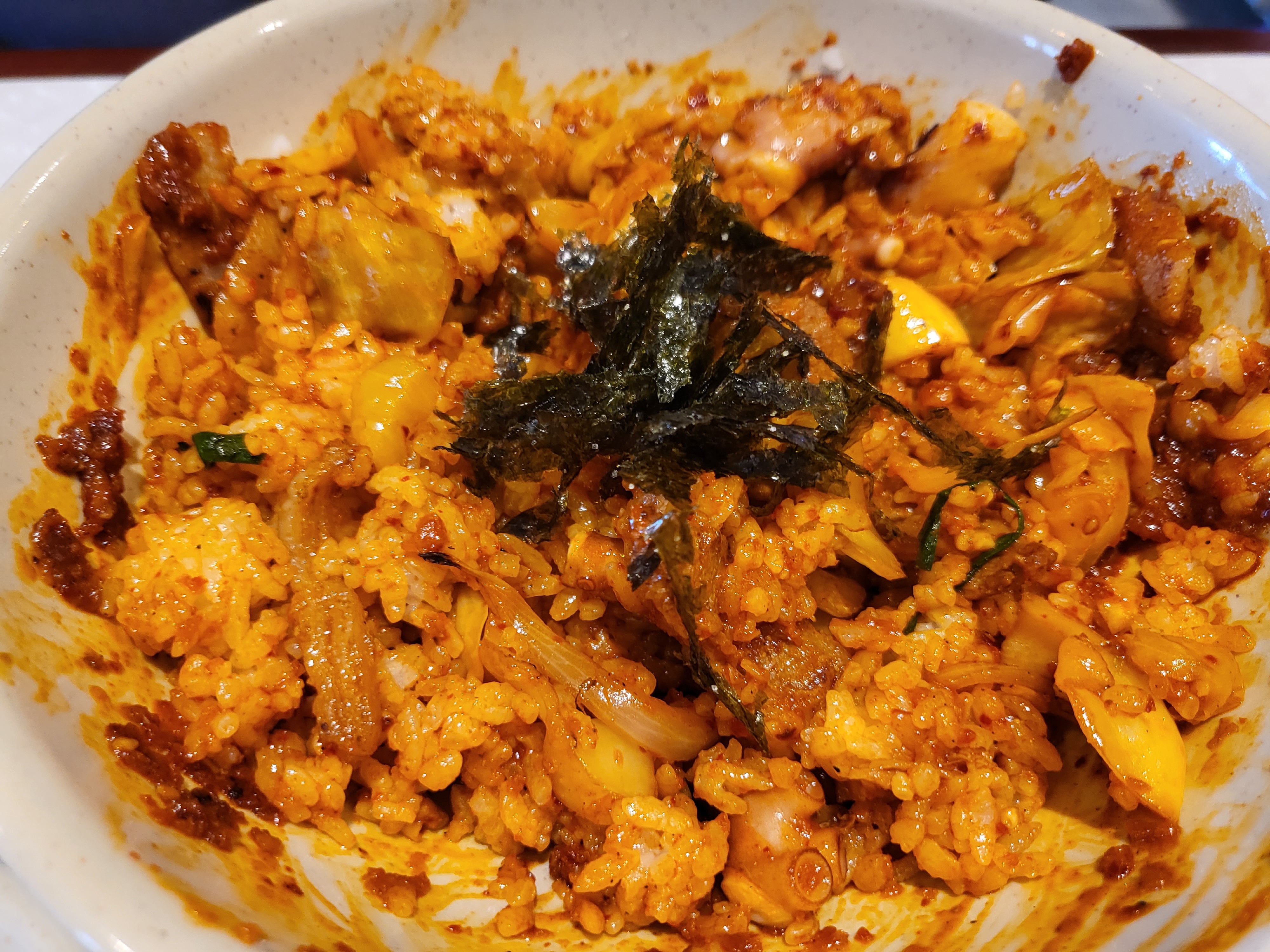 시흥 오봉집 - 비빔밥 완성