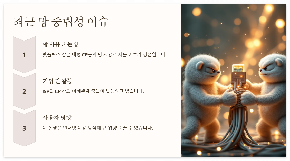 망 중립성 이슈