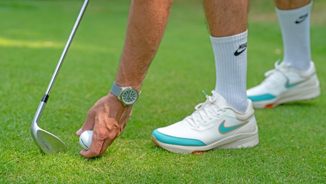 Men's golf attire.