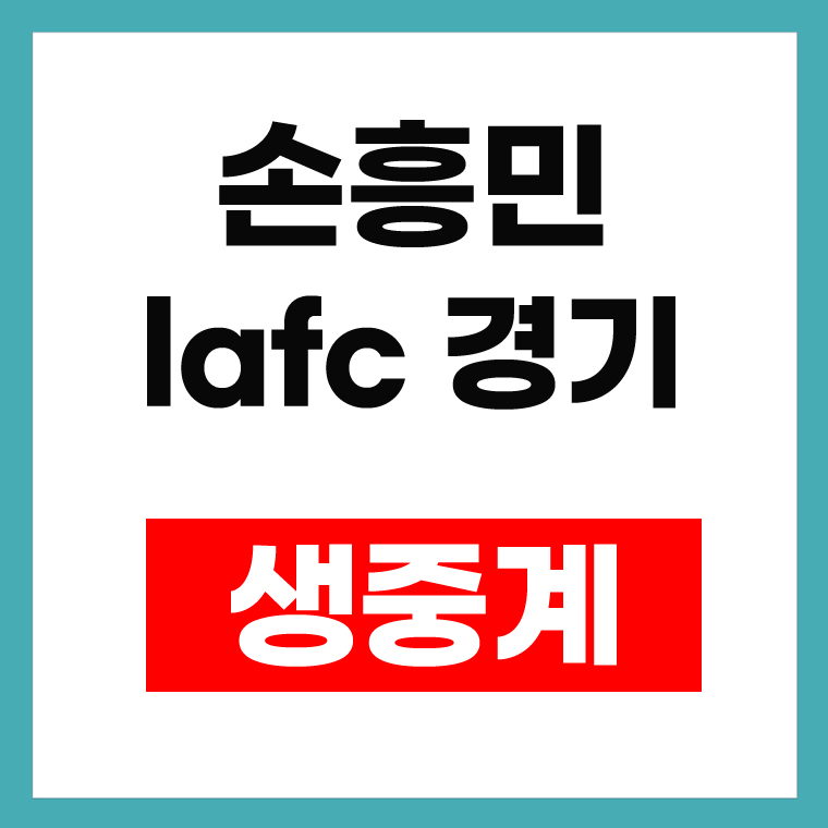 손흥민 경기일정